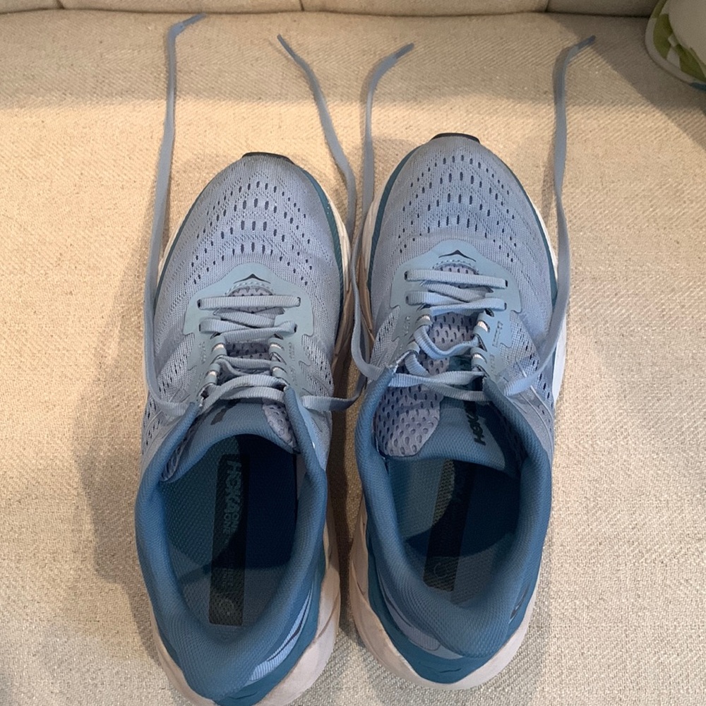 Hoka, light blue, size 8
